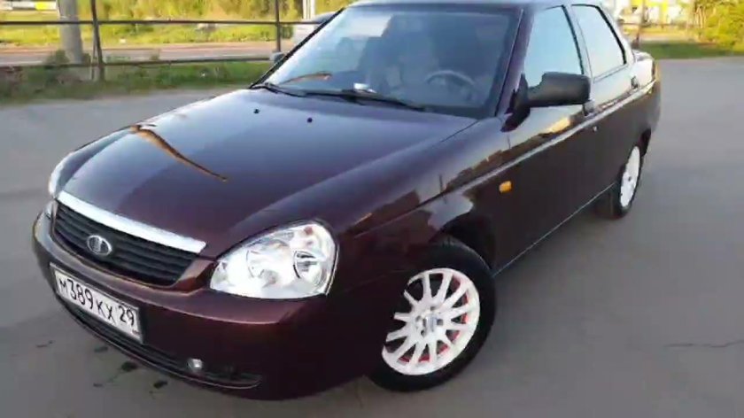 Лада Приора баклажановая