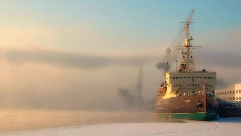 Ледокол Красин в Санкт-Петербурге