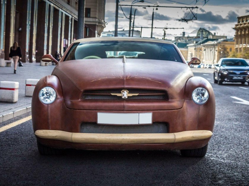 Toyota Crown кожа бизона