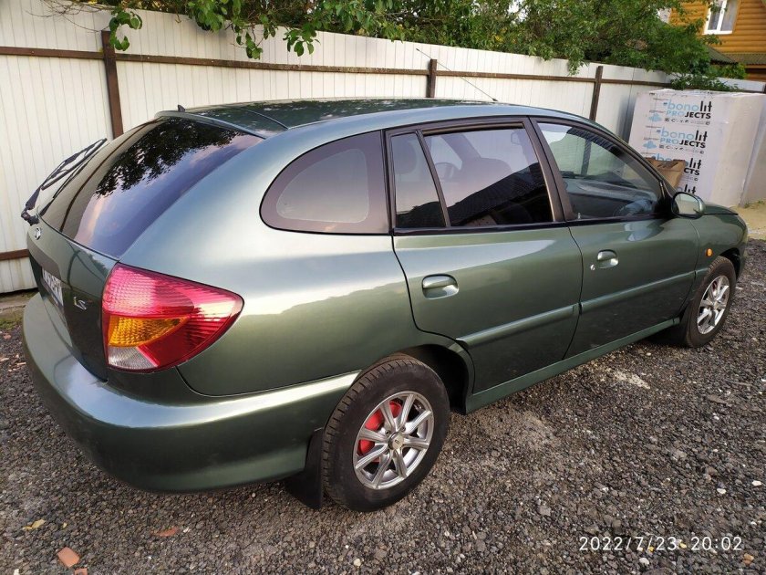 Kia Rio 2002 универсал количество антифриза