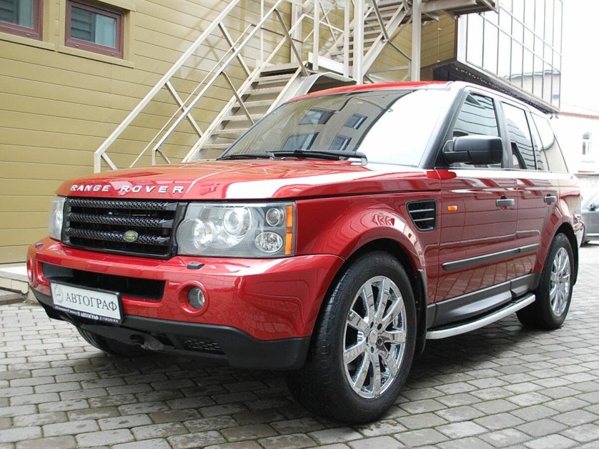 Range Rover 2008 красный