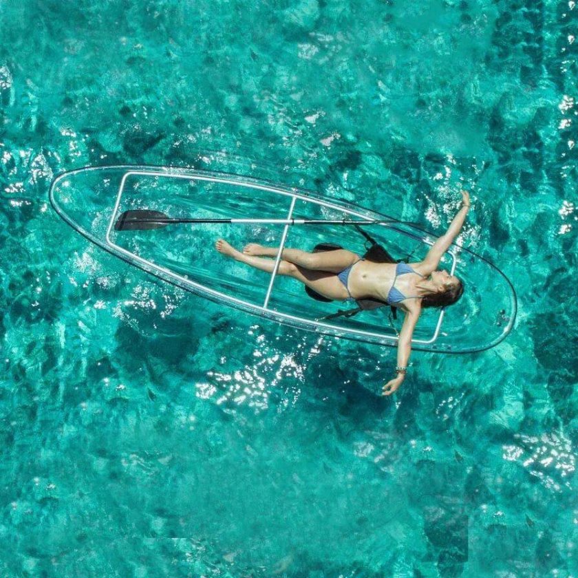 Байдарка с прозрачным дном