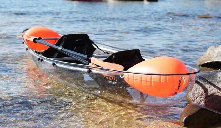 Прозрачный каяк