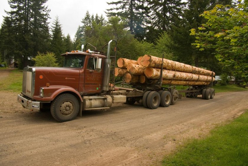 КАМАЗ 6426 лесовоз