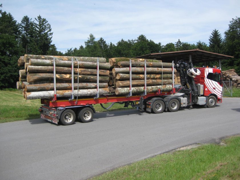 SNOWRUNNER прицеп лесовоз