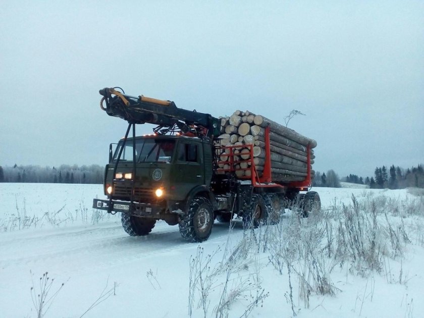 КАМАЗ 4310 лесовоз