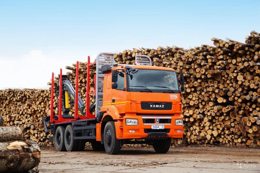 КАМАЗ 6580 лесовоз