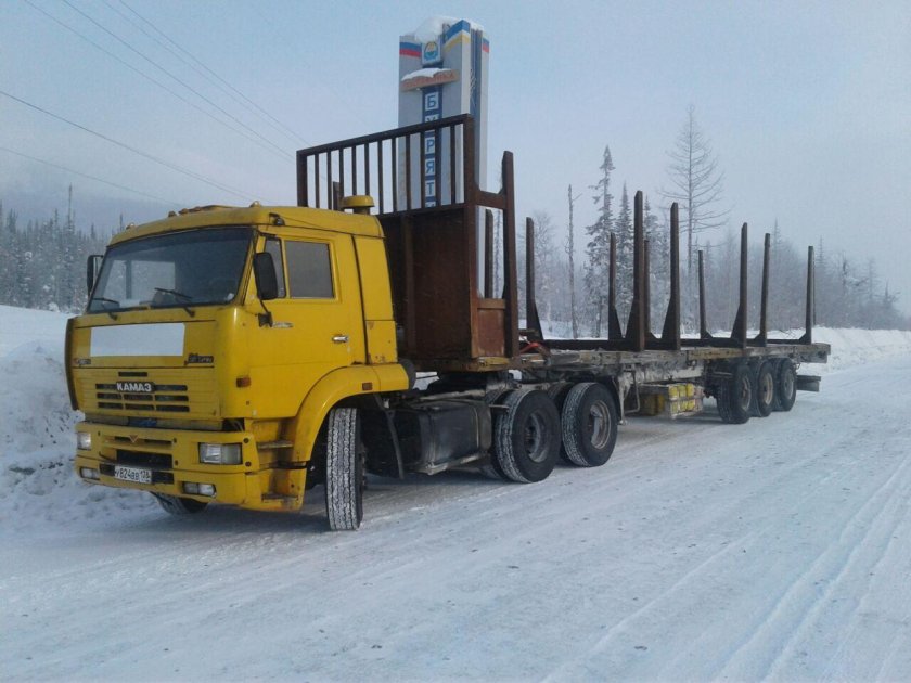 КАМАЗ 65116 лесовоз