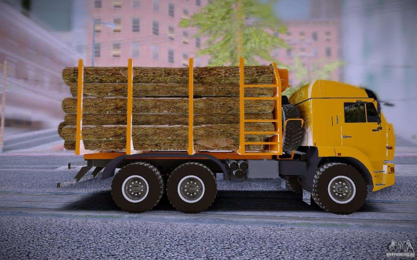 КАМАЗ 6460 лесовоз