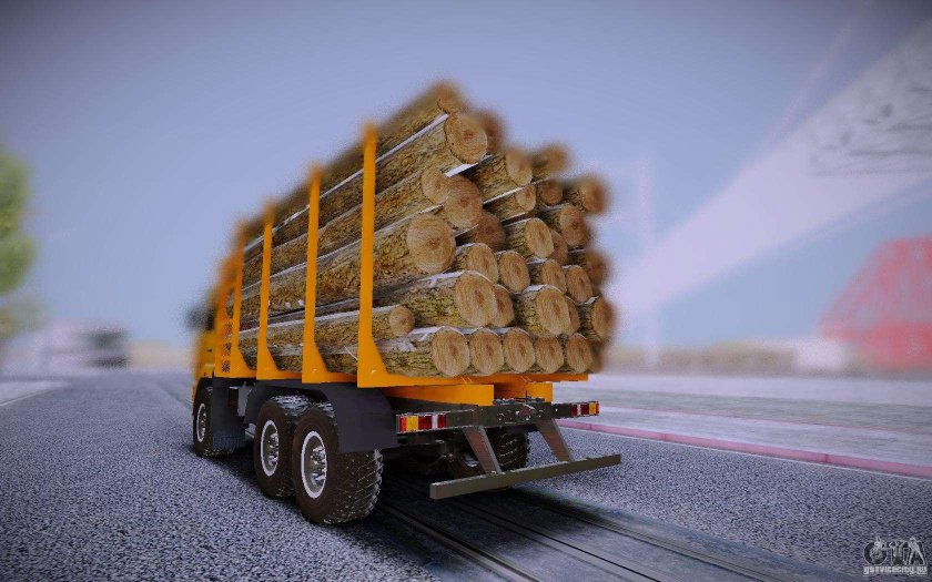 КАМАЗ 6460 лесовоз