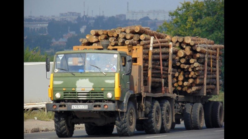 КАМАЗ 5310 лесовоз