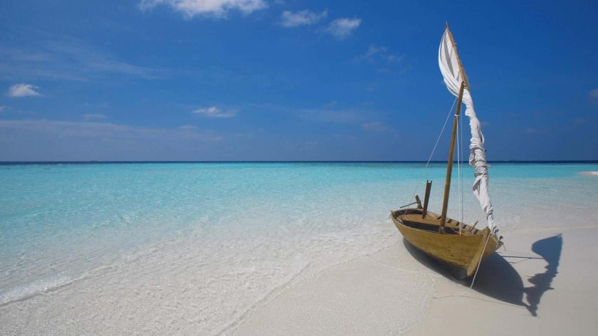 Лодка Дхони Мальдивы