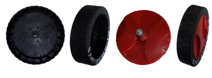 Колесо пластиковое 160мм ЭВА