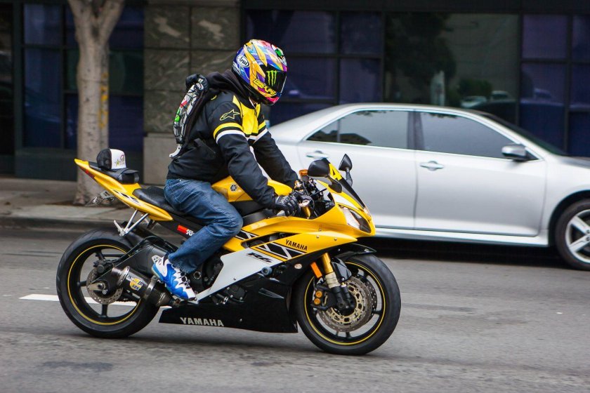 Ямаха р6 посадка