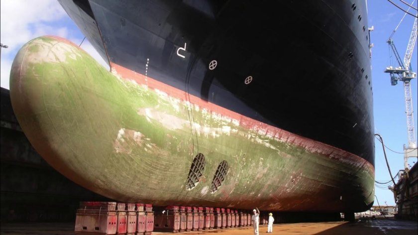 Куин Мэри 2 гребные винты