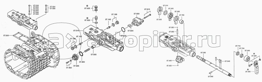 Коробка на КАМАЗ ЗФ 9s1310