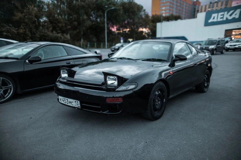 Тойота Селика 1990 черная