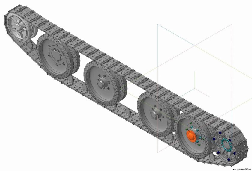 БТ 7 гусеницы