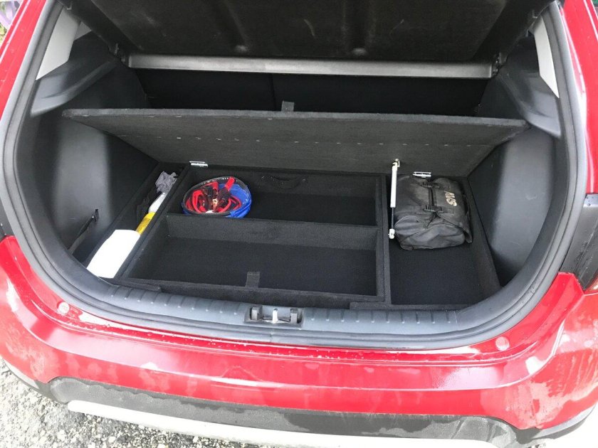 Фальшпол пол багажника Kia Rio 4