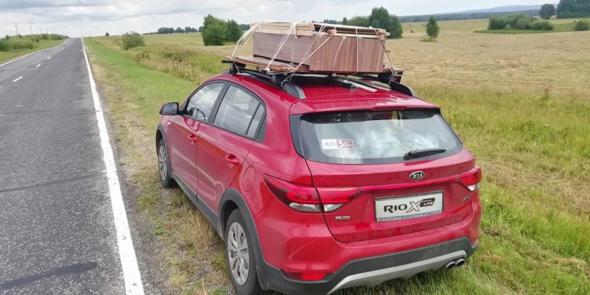 Киа Рио х-лайн 2019 багажник