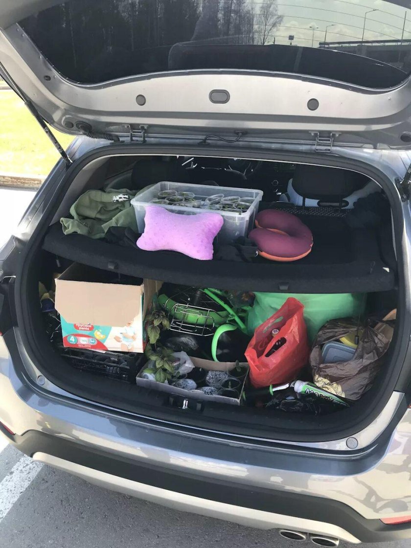 Kia x line багажник