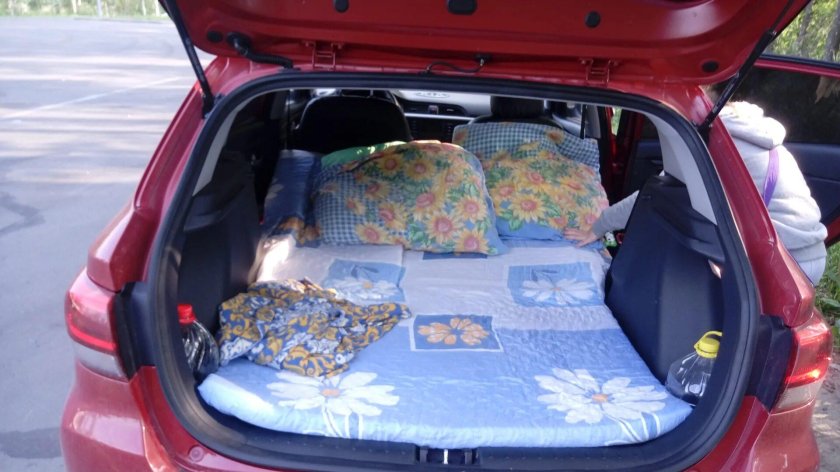 Киа x line багажник