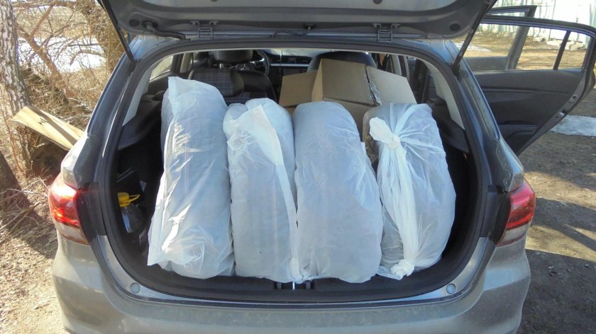 Вместимость багажника Kia Rio x-line