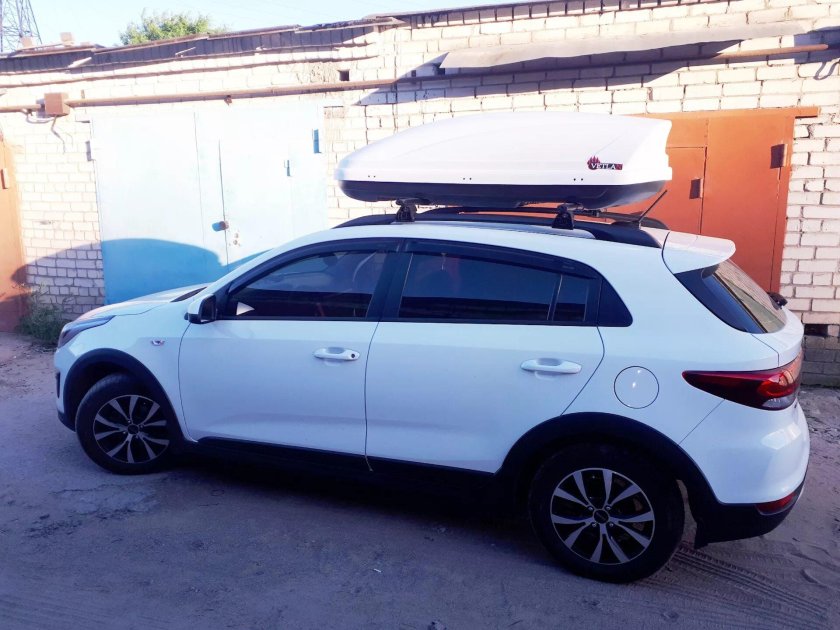 Kia Rio 4 автобокс + поперечины