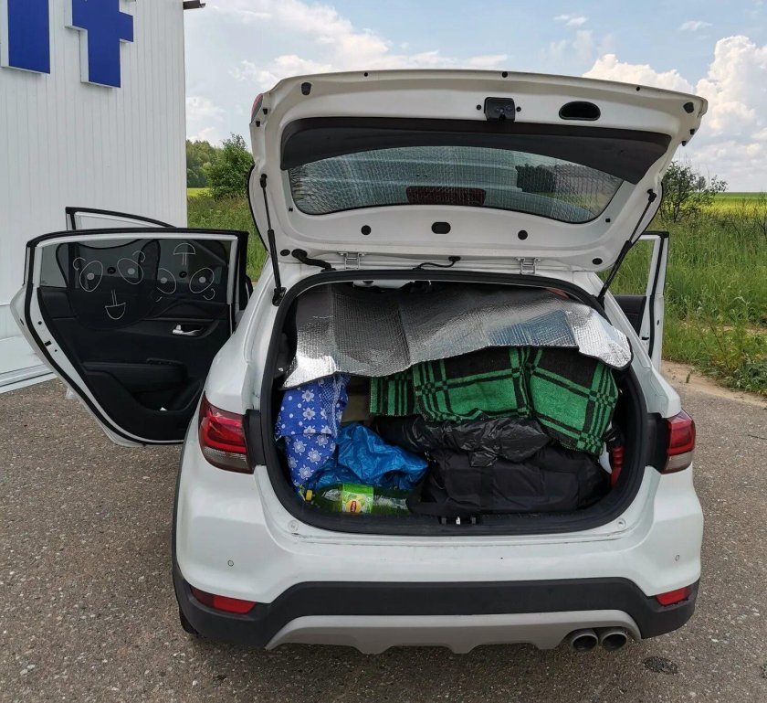 Kia Rio x багажник