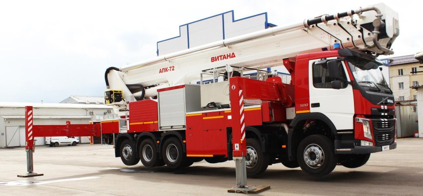 Пожарный автоподъемник АПК-72