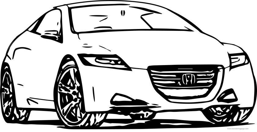 Хонда цивик раскраска