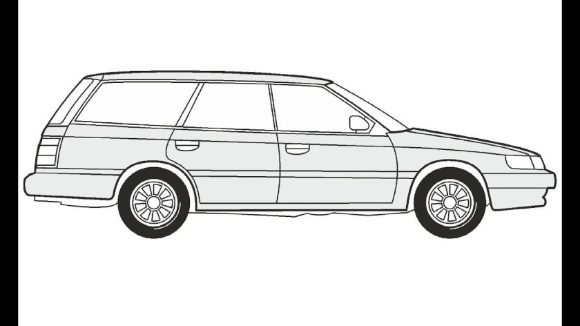 Honda CR-V 2000 чертеж