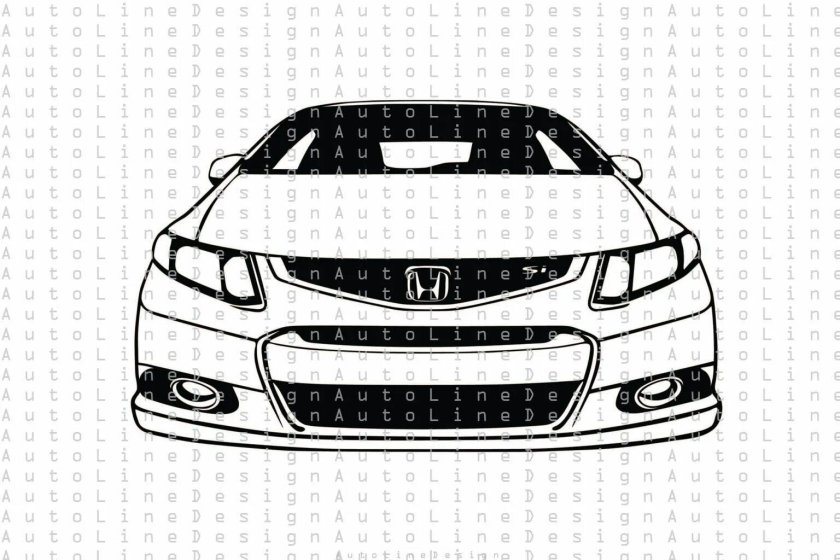 Хонда Цивик вектор