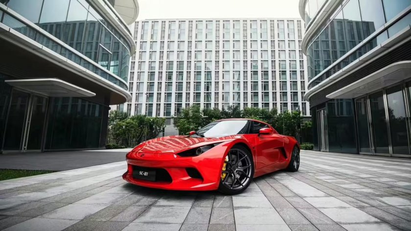 Китайский электромобиль спорткар