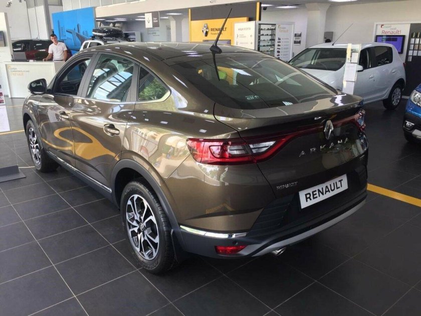 Рено аркана зеленая