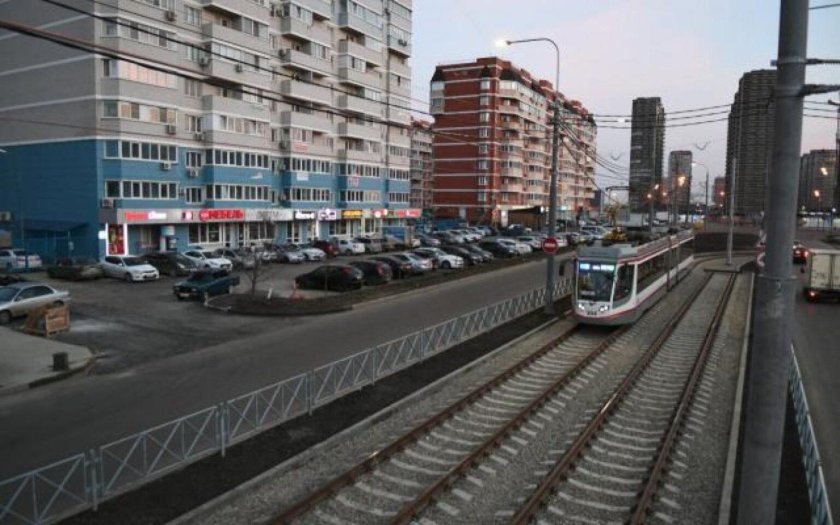 Новая Трамвайная ветка в Краснодаре