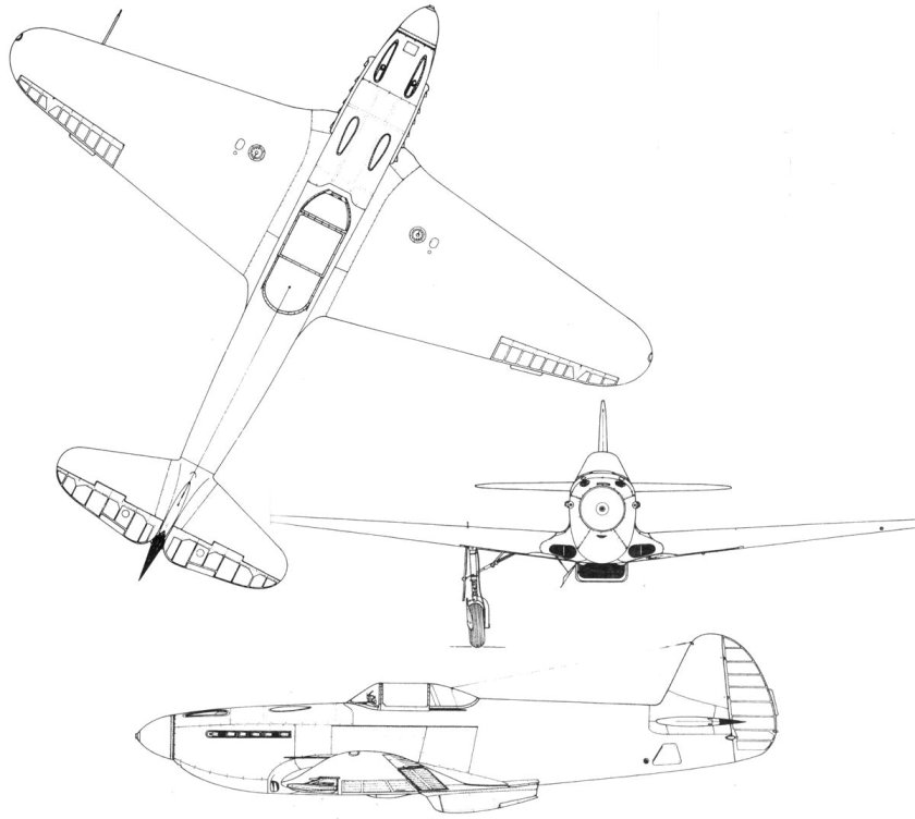 Як-3 чертежи