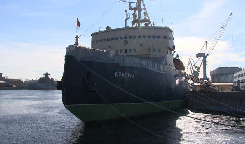 Ледокол Красин машинное отделение