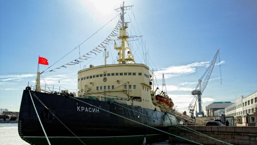 Музей ледокол Красин в Санкт-Петербурге