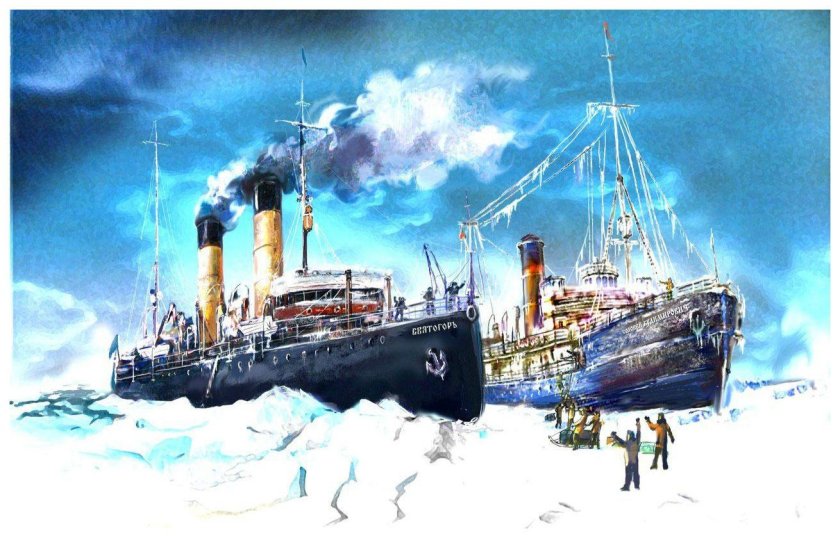 Ледокол Красин Святогор