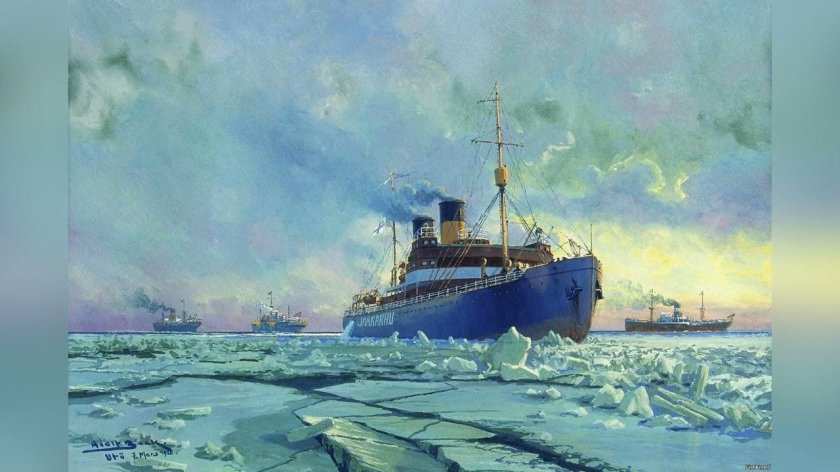 Художник-маринист Адольф бок