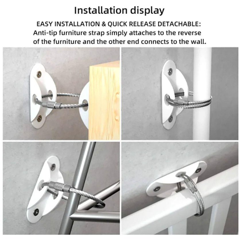Крепления для мебели к стене от падения