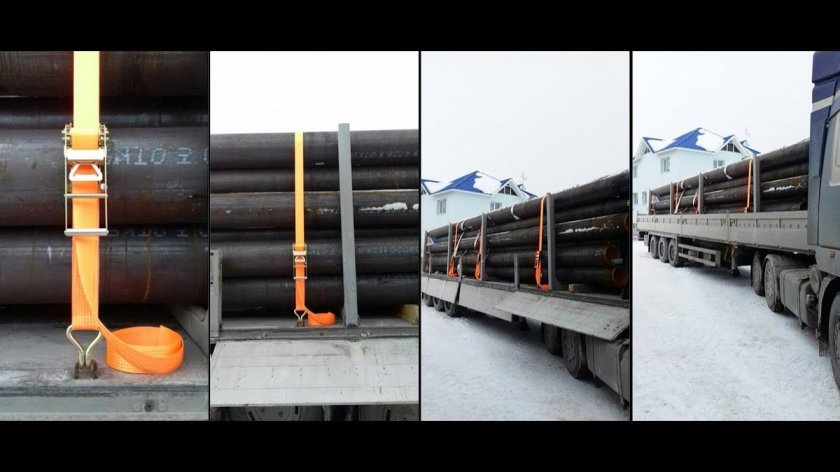 Стяжки для трубы 1420 на длиномер