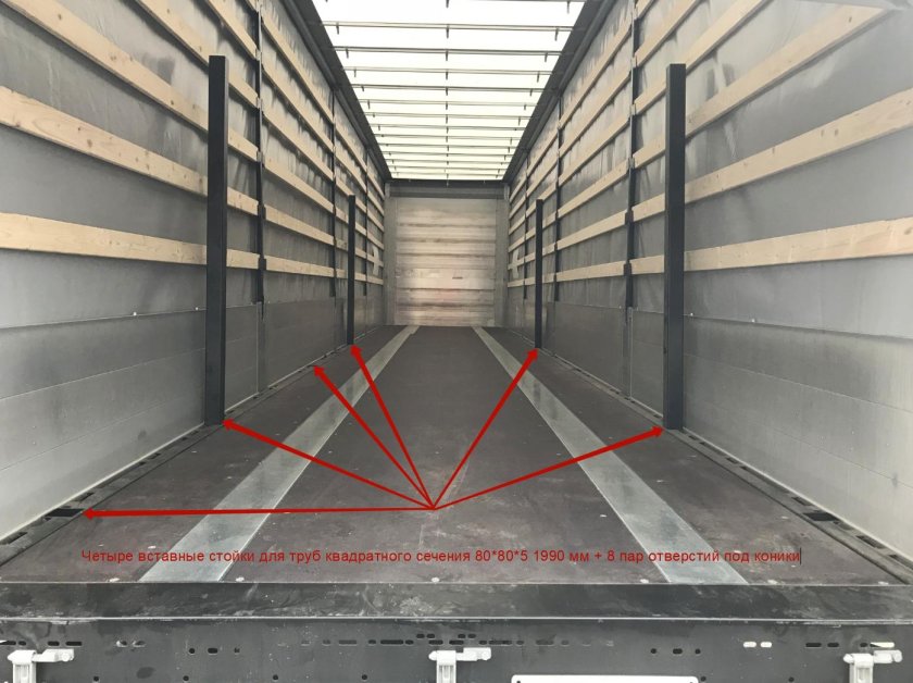 Коники для полуприцепа Шмитц