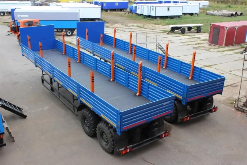 Бортовой полуприцеп НЕФАЗ-9334