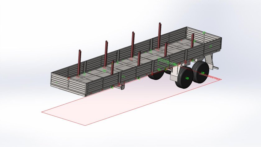 Вставные коники на полуприцеп
