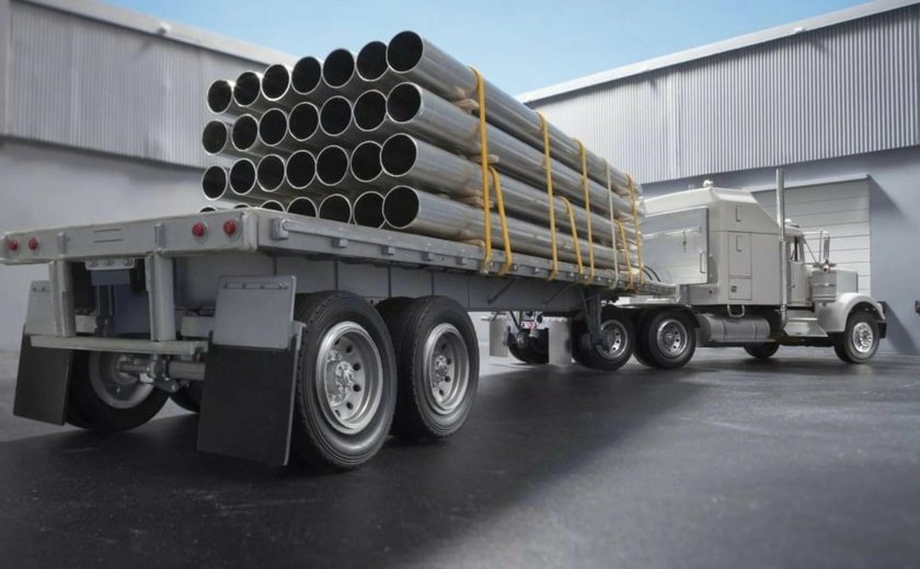 Машина для перевозки труб