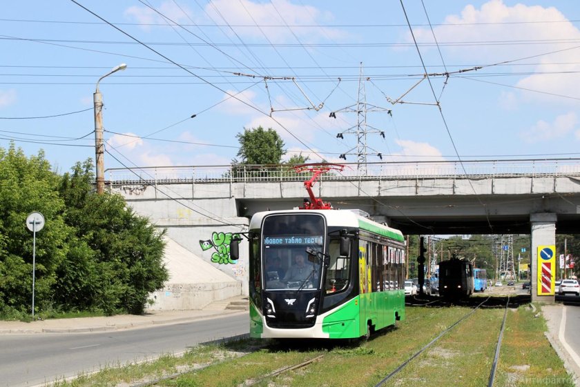 Трамвай 71-628 Челябинск