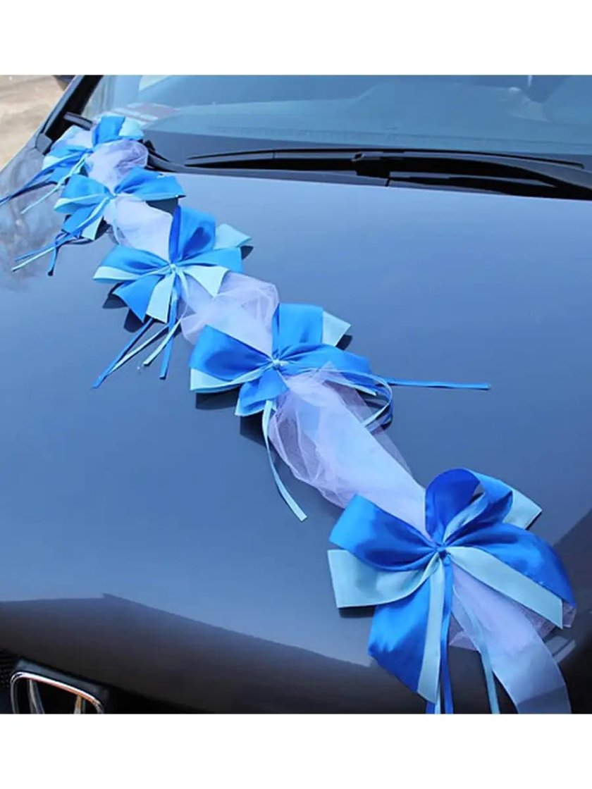 Банты на машину на свадьбу