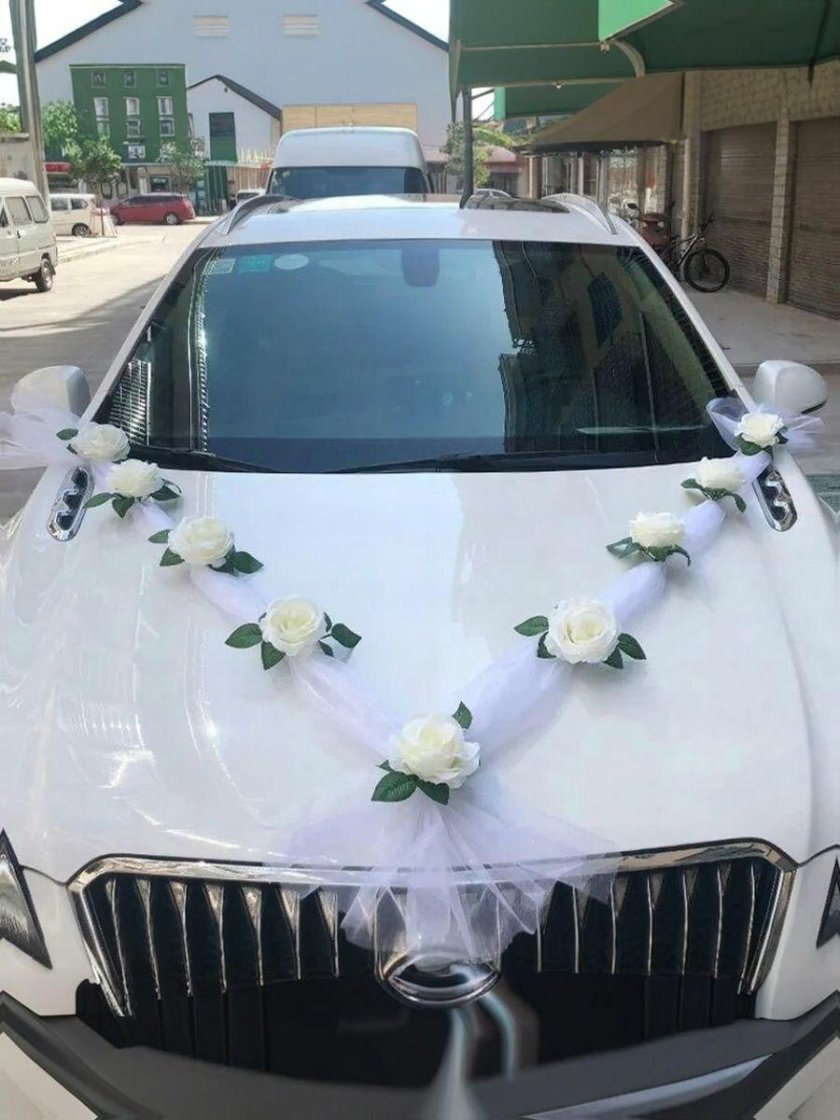 Украсить свадебную машину